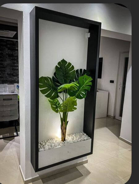 Luminex Növénybox fali bútor tartó műnövénnyel