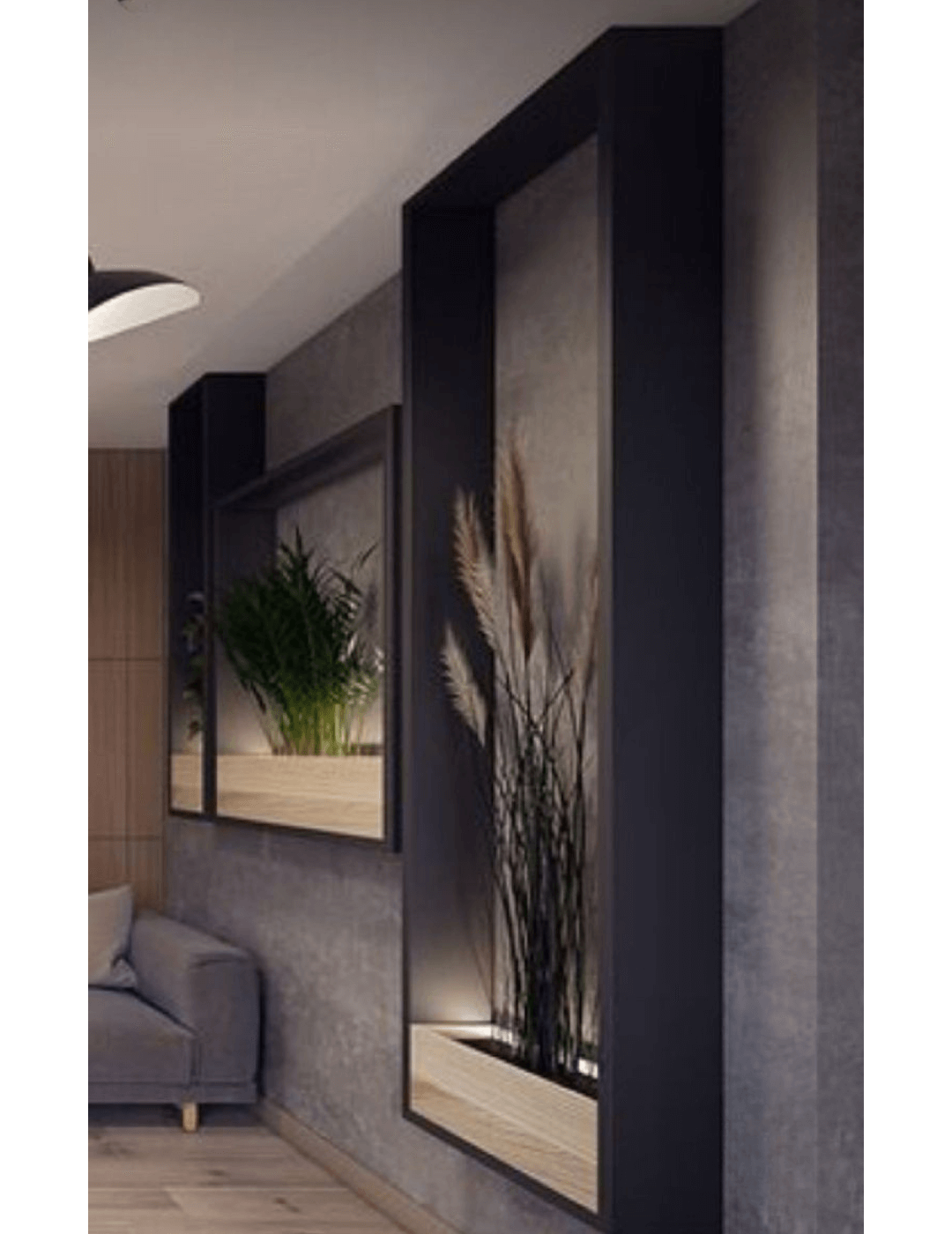 Luminex Növénybox fali tartó virággal